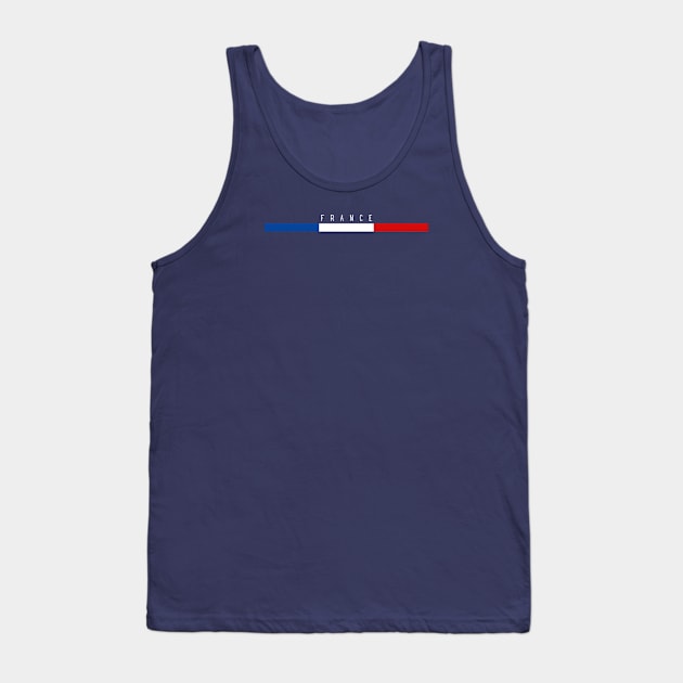 France flat flag Tank Top by DreamingWhimsy